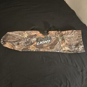Coors Light Beer Camo Soft Gun Case Logo Carry Bag Camouflage Hunting Sleeve